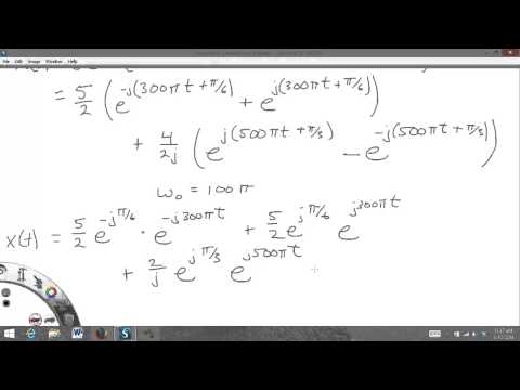 Fourier Series Example