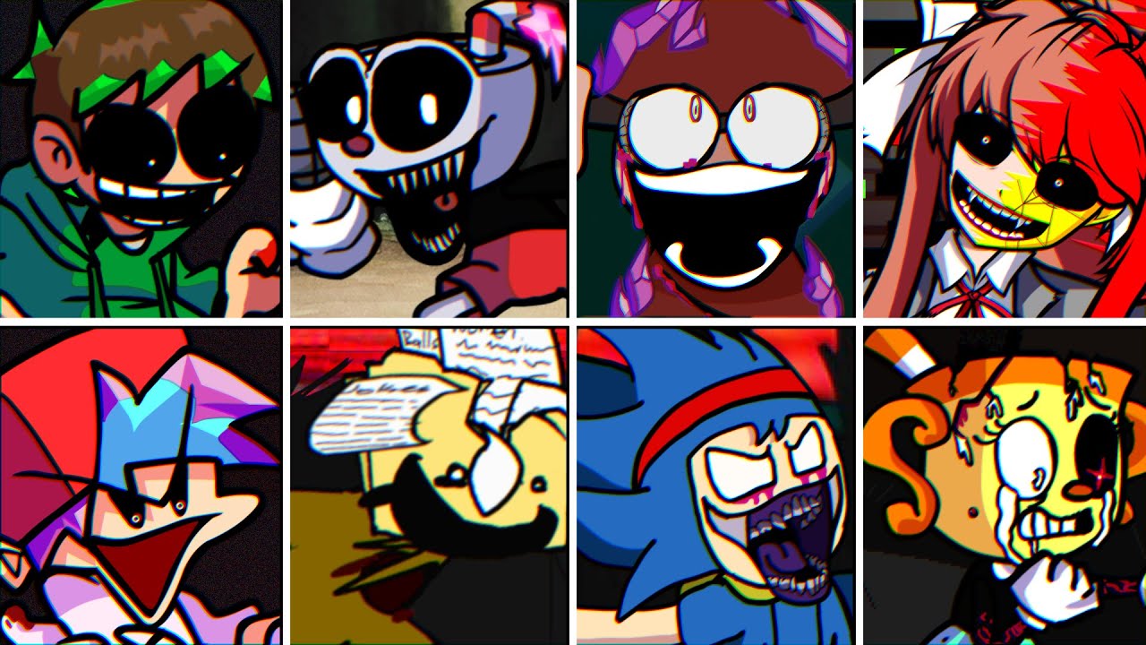 [60FPS] Triple Trouble But Everytime It Is the Opponent's turn the mod changes 🎵 (Anjer Remix)