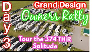 TOUR Solitude ST 374 TH R | Full Timer PRO TIPS Storage and Solar 2021 Grand Design Rally | RV Life