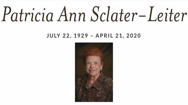 Patricia Ann Sclater-Leiter Celebration