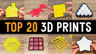 20 Best Toy & Puzzle 3D Prints