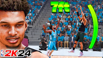 The GREATEST CENTER BUILD With REC RANDOMS In NBA 2K24!