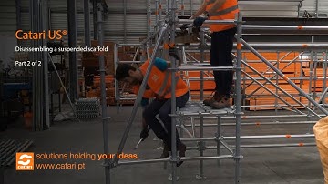 Catari US®: Disassembling suspended scaffold 2/2
