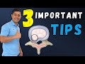 3 important tips after 20 years of chronic lower back pain?