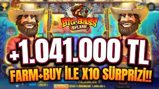 Big Bass Splash 🐠 | +1 MİLYON REKOOR X10 MÜKEMMEL ÖDEME!! | SPLASH MAX WİN!!