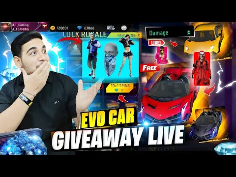 FREE FIRE LIVE LAMBORGHINI ROYAL EVENT GIVEAWAY