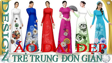 Kiểu áo dài đẹp này chị em mặc dáng rất là TRẺ TRUNG💖Vải Áo Dài S