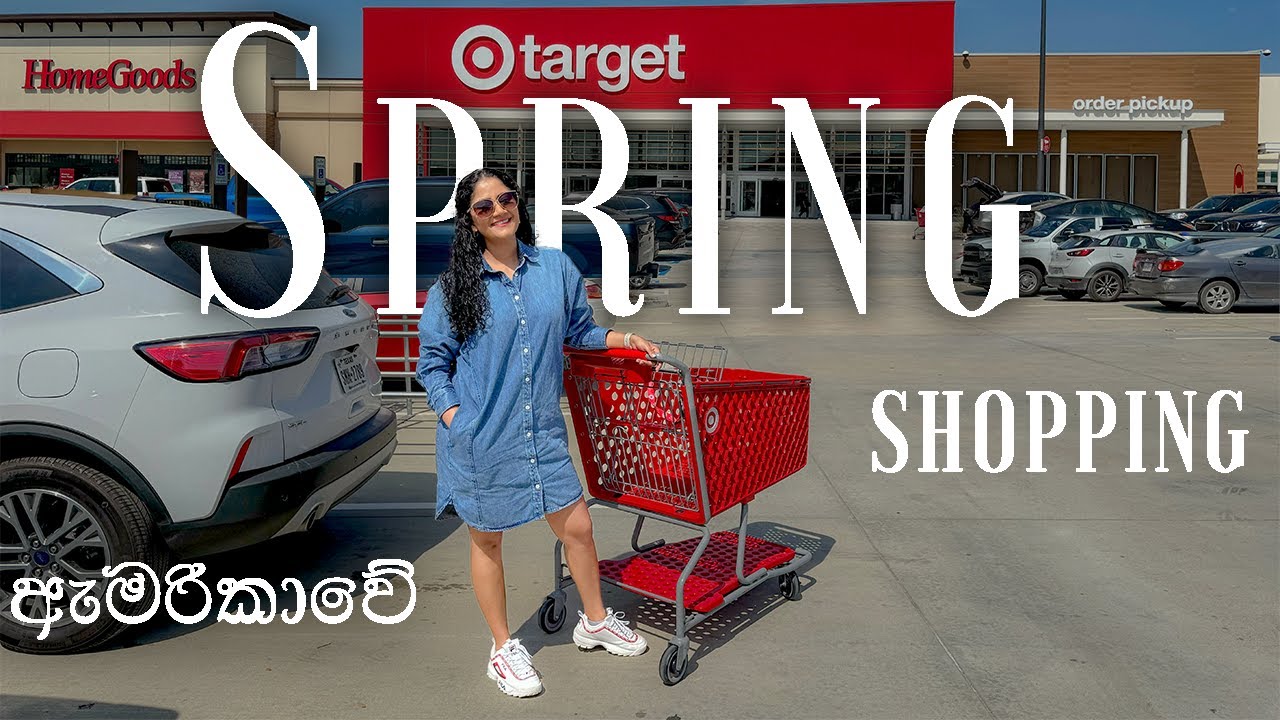 මගෙත් එක්ක වසන්ත සමයට ඇඳුම් ගන්න ශොපින් යමු 🛍️ || SHOP WITH ME FOR SPRING & EASTER @ TARGET 🎯