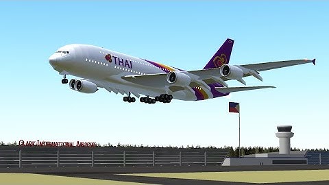 Airbus a380 landing | Simpleplanes