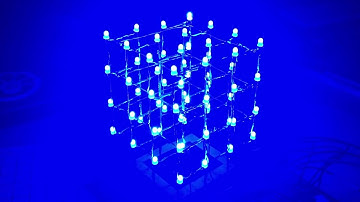 4x4x4 3D LED Cube