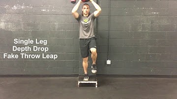 Resilient Performance - Single Leg Depth Drop Fake Throw Leap