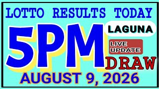 Lotto Results Today August 7, 2026 5PM DRAW swertres results laguna pcso olrt3d