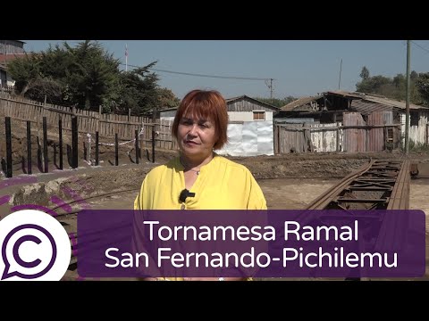 Restauran tornamesa del ramal ferroviario San Fernando-Pichilemu