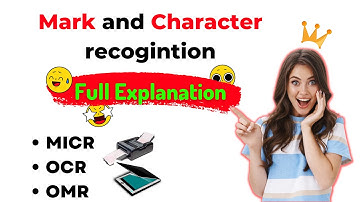 What is MICR OCR and OMR | Difference between MICR,OCR and OMR | MICR OCR AND OMR full forms