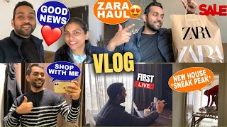 GOOD NEWS! Come Shopping With Me, ZARA SALE Shopping Haul, New House *SNEAK PEAK* VLOG | ANKIT TV