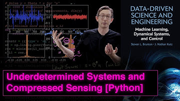 Underdetermined systems and compressed sensing [Python]