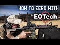 How to zero with EOTech | Shooting Techniques | Tactical Rifleman