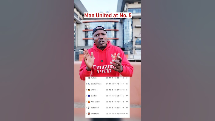 Manchester united sitting at Nomber 5 on the Premier League Table. Brentford 4-3 Manchester united