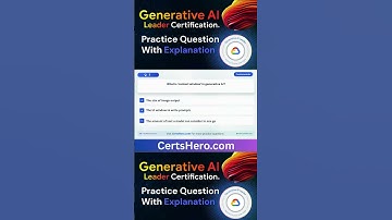 Google Generative AI Leader Certification Practice Test 2025 | Google AI Leader 20 MCQs