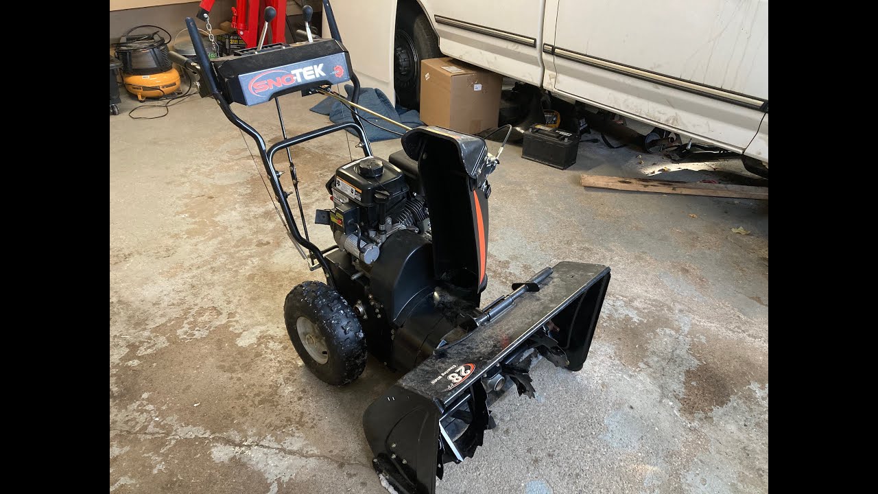 Snowblower WON'T START: Cleaning The Carburetor & Checking For Spark