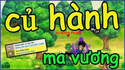 Ngọc Rồng Online - Củ hành đại ma vương nhận siêu thánh thủy bung sức mạnh