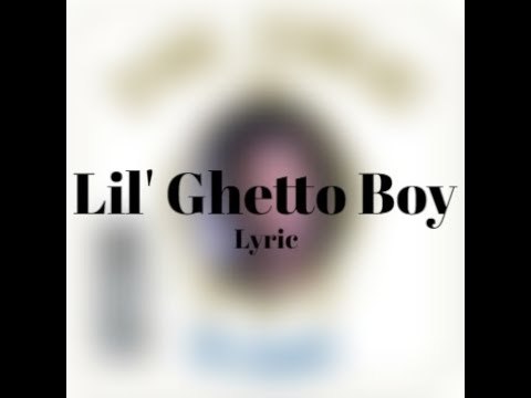 Dr Dre Lil Ghetto Boy Lyric Video Youtube