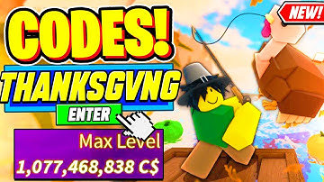 ⚠️New⚠️ ALL WORKING THANKSGIVING UPDATE CODES For Fisch - Roblox Fisch Codes 2025