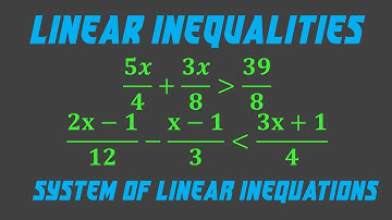 Ex 2.2 | Linear Inequalities | System of Linear Inequations In One Variable