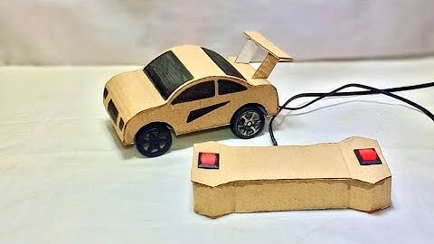 How to make a remote control without dc motor rc super car at home 