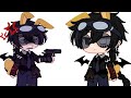 Aftons react to themselves without adjustments || My AU || Gacha club ||