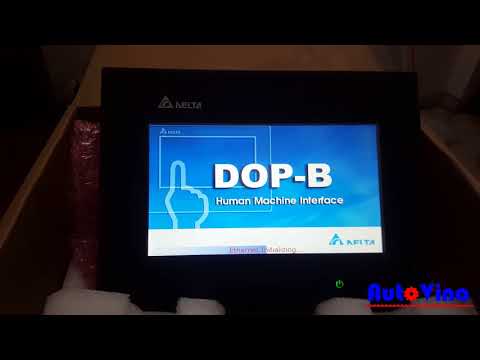 Hướng dẫn download upload màn hình HMI Delta DOP-B07E411 qua Ethernet