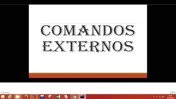 Uso de los principales comandos internos y externos del sistema operativo MS-DOS
