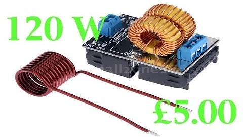 The £5 Ebay 120W low voltage induction heater review.
