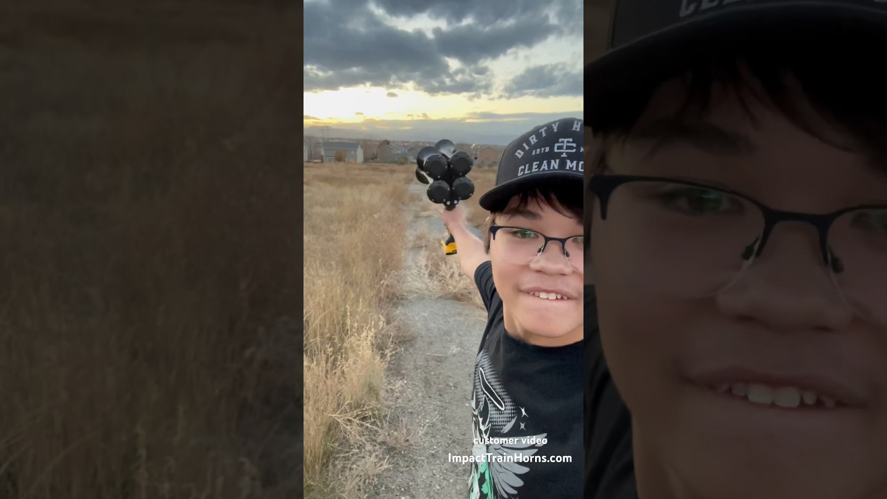 You need to buy an Impact Train Horn! 