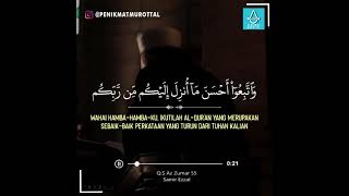 Quran Surah Az Zumar Ayat 55 - Samir Ezzat | Merdu minta ampun