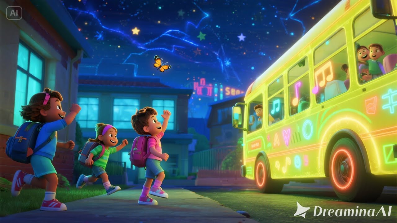 The Bus That Never Stops Spinning! | Wacky Wheels Rhyme for Kids | Fun Spinning Song for Toddlers