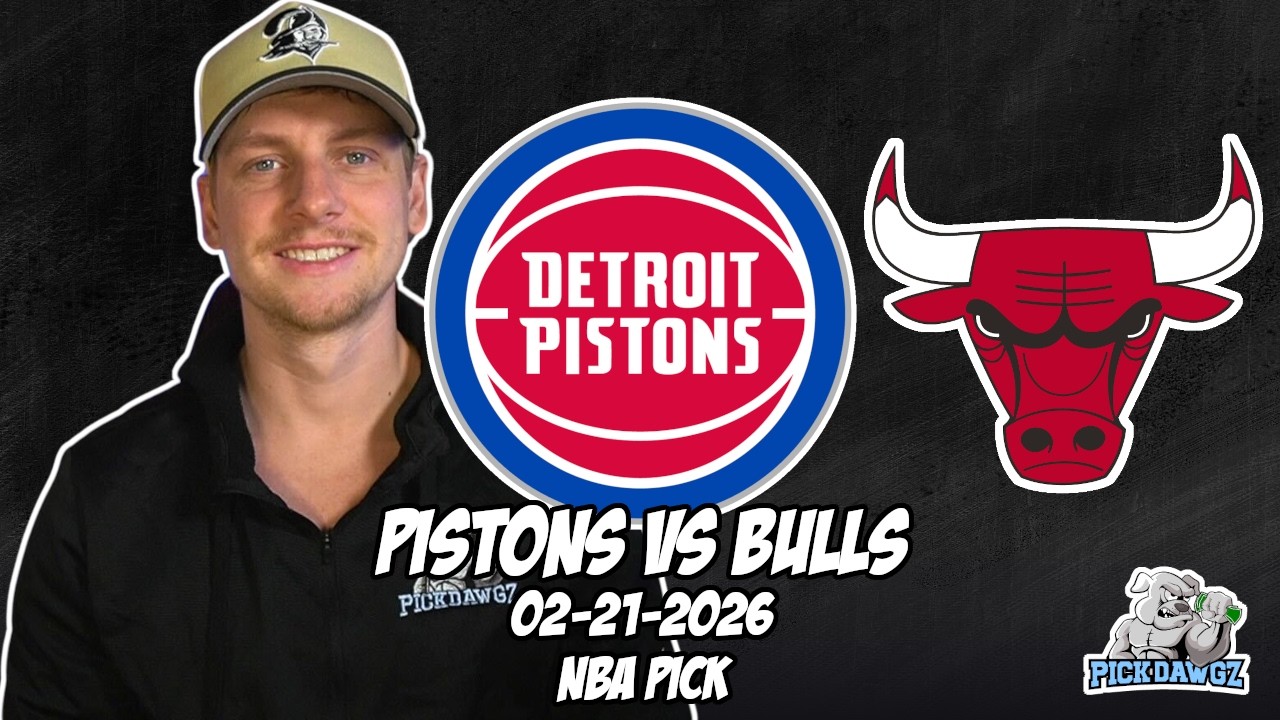 Detroit Pistons vs Chicago Bulls 2/21/26 NBA Free Picks & Prediction | NBA Betting Tips