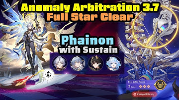 Anomaly Arbitration 3.7 Aquila E2S1 Phainon E0 Cerydra E0S1 Sunday E2S1 Dan Heng | Honkai Star Rail