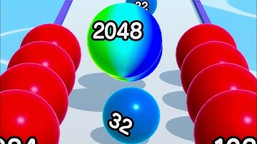 BALL RUN 2048 ⚽️❤️ GAME: All Levels Gameplay Walkthrough Android, iOS BIG NEW UPDATE e.8