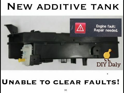 New Additive Tank / Pump fitted but unable to clear fault codes P1434 P1435 U0118