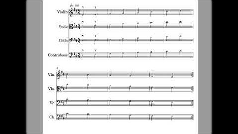 D Major Scale Round