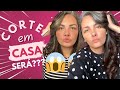 COMO CORTAR O CABELO SOZINHA EM CASA / CORTE QUE DEIXA AS PONTAS CHEIAS