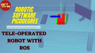 Teleoperating Robot with keyboard | ROS with Webots | Robotic Software PicoDegree | Part 3 screenshot 5