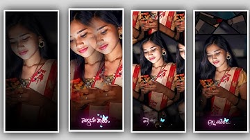 New Trending Song Video Editing In Alight Motion Kannada Love Song  Nee Nanavlu Andra Video Editing