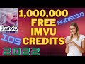 Best Way To Get Free IMVU Credits EASY Tutorial iOS &amp; Android 2022