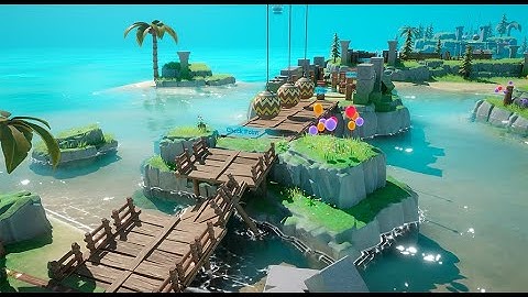 Stylized island and challenge game