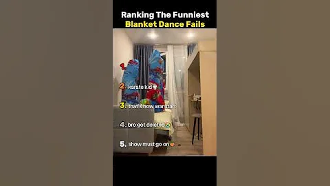 Ranking the Funniest Blanket Dance Challenge Fails 💃🤣 #funny thumbnail