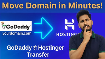 Transfer Domain from Godaddy to Hostinger in 5 MINUTES | WebAzaria