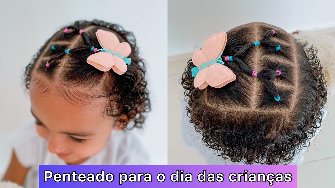 Penteado Fofo 🎀, Penteado Fofo 🥰 Tem mais tutoriais fofinhos no nosso  canal no  😍👇  Instagram  💝👇, By Penteados da Alice