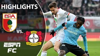 Augsburg vs. Bayer Leverkusen | Bundesliga Highlights | ESPN FC